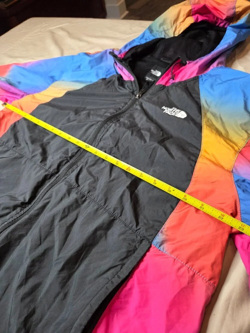 Men's - North Face Rainbow Gradient Vintage Ski Jacket - Multi Color - XL - RARE